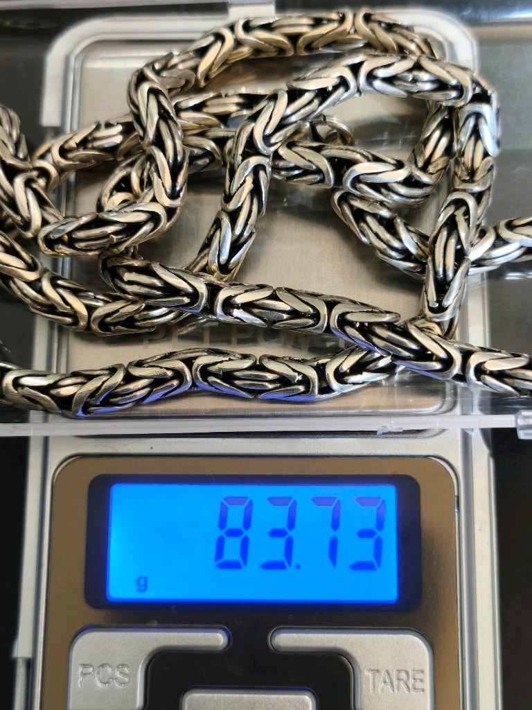 925 AYAR GÜMÜŞ KOLYE 5 MM ÖLÇÜLERİNDE - 5