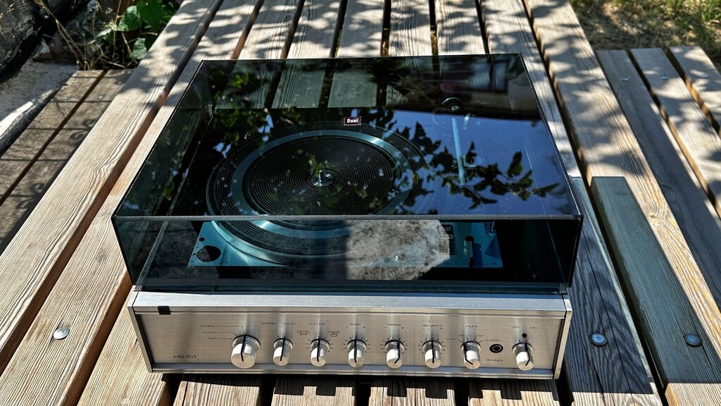 Dual HS 151 Plakçalar Sıfır Kapak 1228 mekanik Shure M75 İğne (1975) - 9
