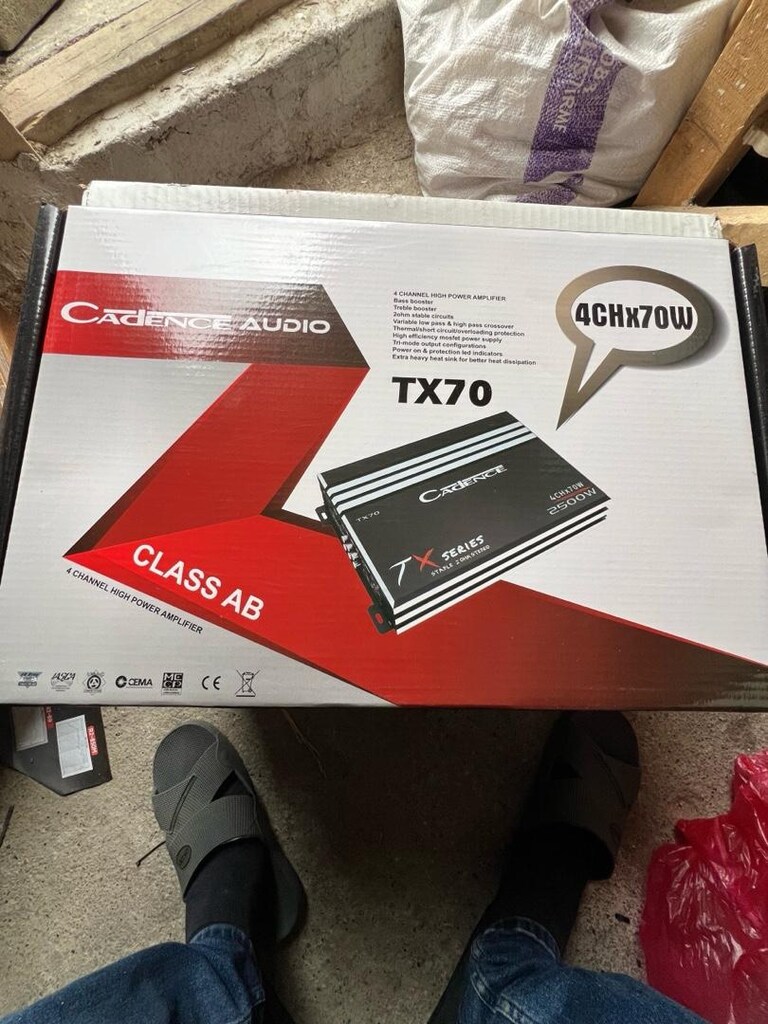 anfi caddence kanal başı 70 rms 2500 wat - 4
