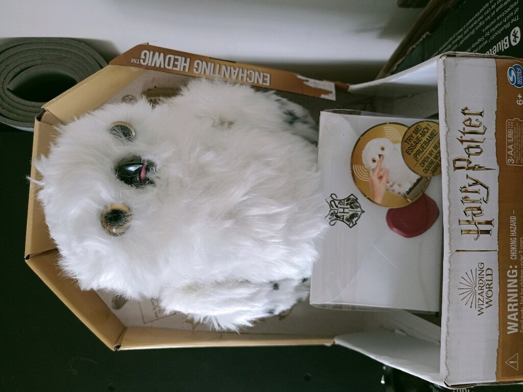 Harry Potter İnteraktif Büyüleyici Hareketli Sesli Hedwig Baykuş - 2