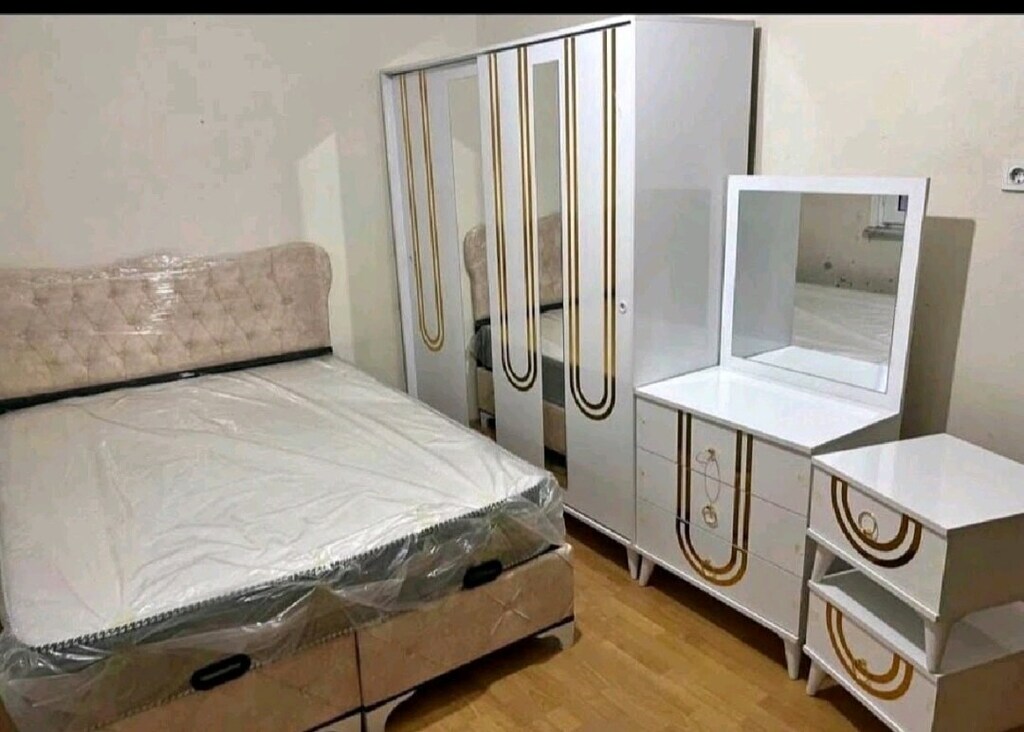 YATAK ODASI TAKIMI BAZA BAŞLIK YATAK DAHİL KAPIDA ÖDEME HIZLI TESLİMAT - 2