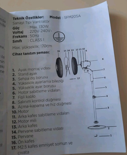 Vantilatör / Pervane