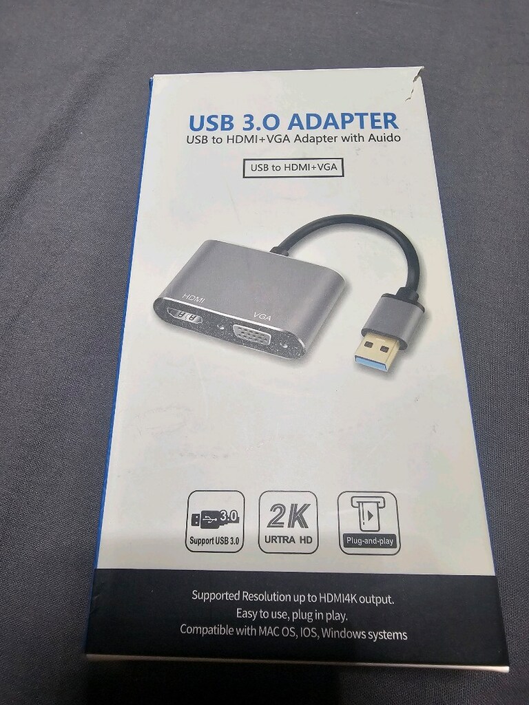 USB 3.0 HDMI + VGA Dönüştürücü Adaptör (Ses Destekli) – ALFAIS AL 4933 - 3