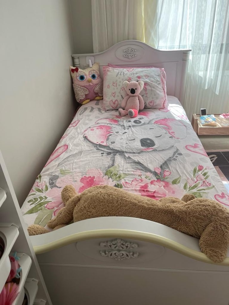çilek mobilya romantik karyola yavru yatak yatsan yatak dahil - 3