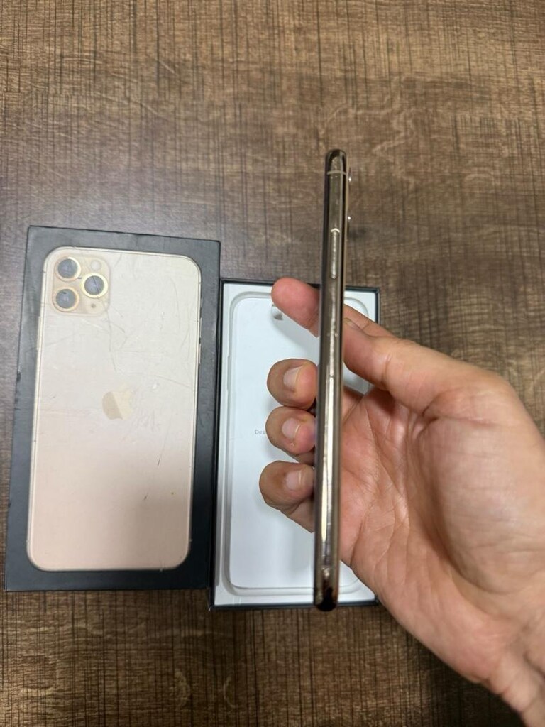 İPHONE 11 PRO MAX GOLD 64 GB YURTİÇİ HERŞEYİ ORJİNAL HATASIZ DEĞİŞENSİ - 4