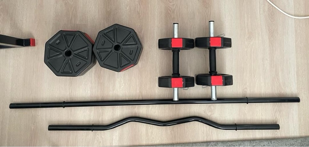 Bench Press Sehpası ve 30kg ağırlık seti - 3