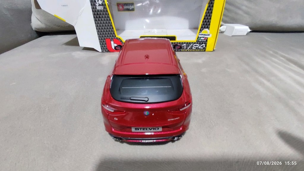 Alfa Romeo Stelvio Hatcback modeli metal diecast araba - 5