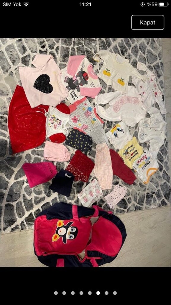 Yenidoğandan 1 yaşına kadar kız bebek kıyafetleri - 5