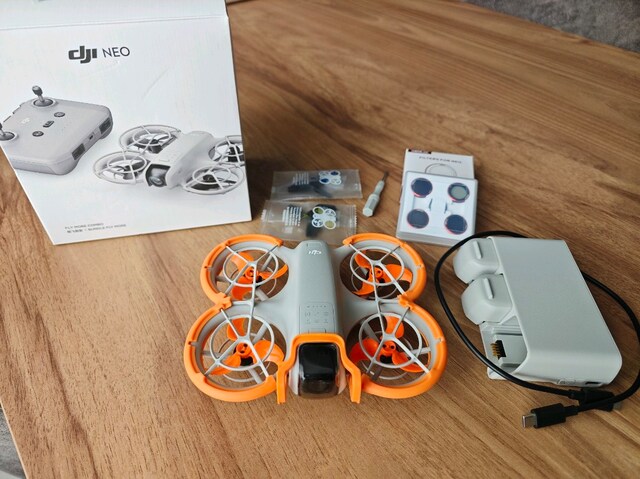 Sıfır ayarında Full Upgrade DJI NEO üç bataryalı