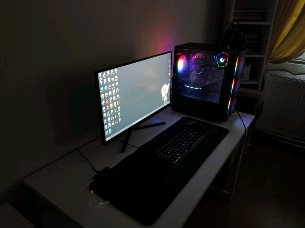 Sıfır Kasalı Ful Oyuncu Seti! Excalibur 165Hz IPS Monitör Rampage 7.1 - 15