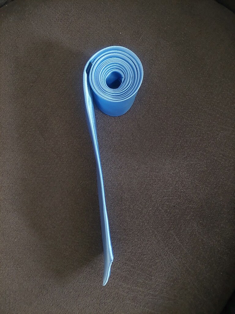Model erkek gök mavi renk kravat - 2