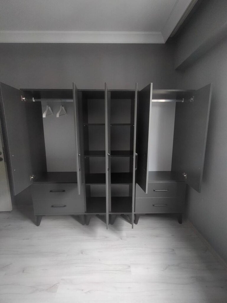 6 kapılı kaliteli gardrop elbise dolabı - 2