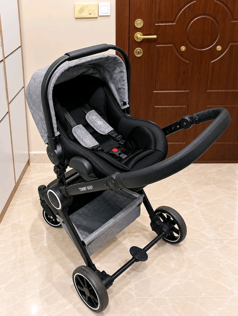 TommyBaby Toranto Black VIP Travel Sistem Bebek Arabası + Oto Koltuğu - 6