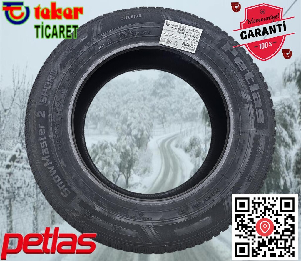 215 60 16 Petlas Snowmaster #kış & kar lastiği# Teker Ticaret ÜT2026 - 2