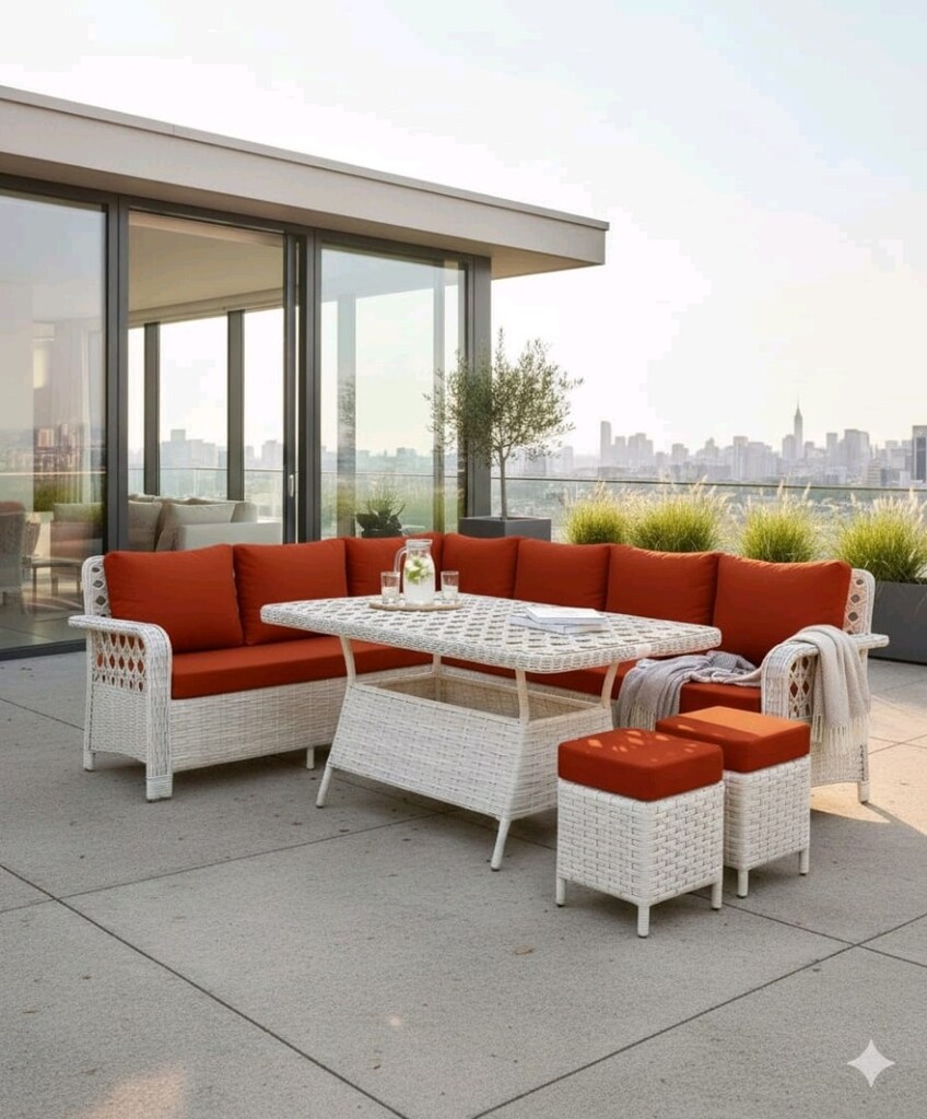 MASA TAKIMI/ BAHÇE TAKIMI/ BALKON TAKIMI /RATTAN BAHÇE MOBİLYASI - 18