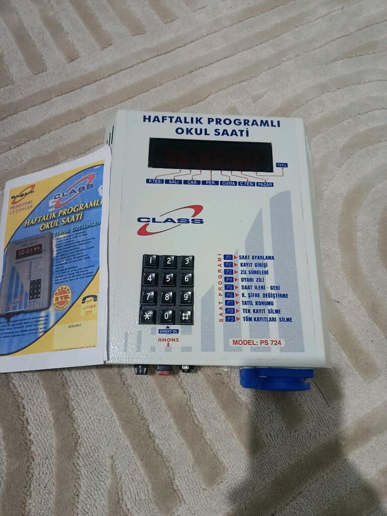 programlı okul zili - 2