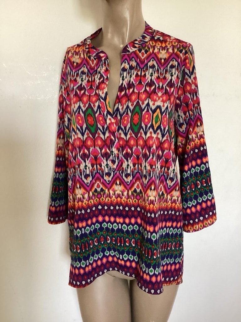 desenli şifon bluz 38-40 - 5
