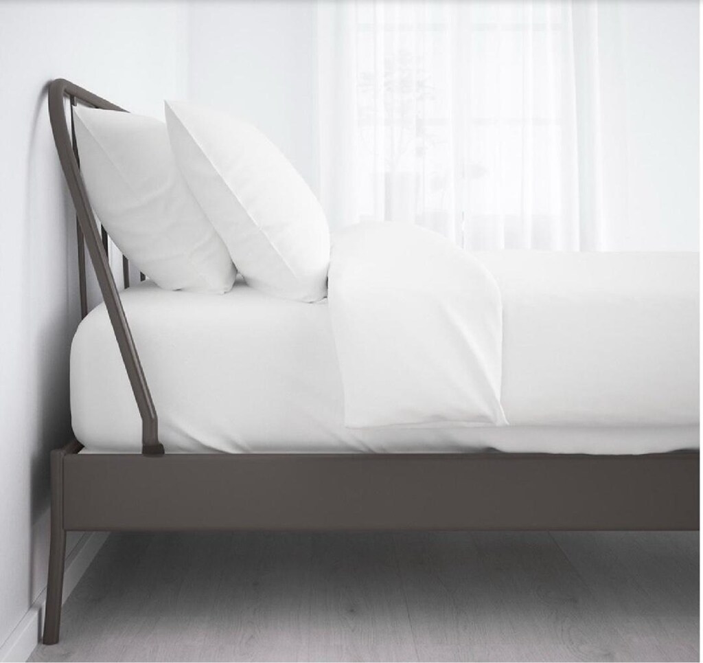 İkea 160x200 kopardal metal iskeletli karyola ve ikea yatak - 2