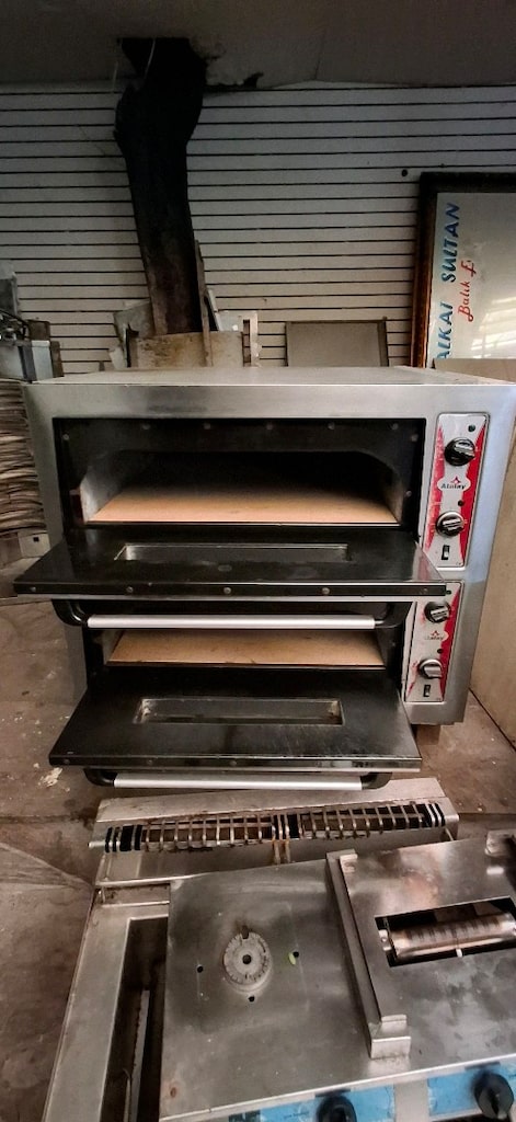 pizza fırını Atalay marka 2 katlı pizza elektirikli fırın 380v.pizza f - 4