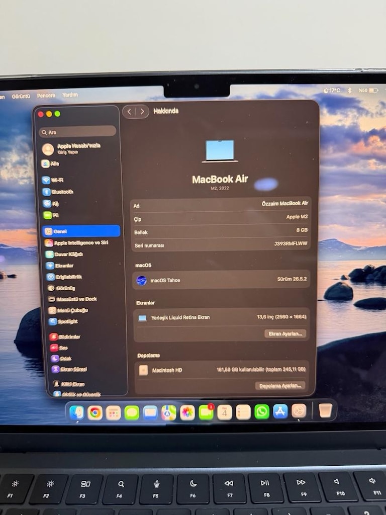 Apple Macbook Air M2-Sıfır Ayarında - 3