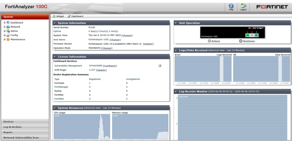Fortinet FortiAnalyzer-FAZ-100C - 5