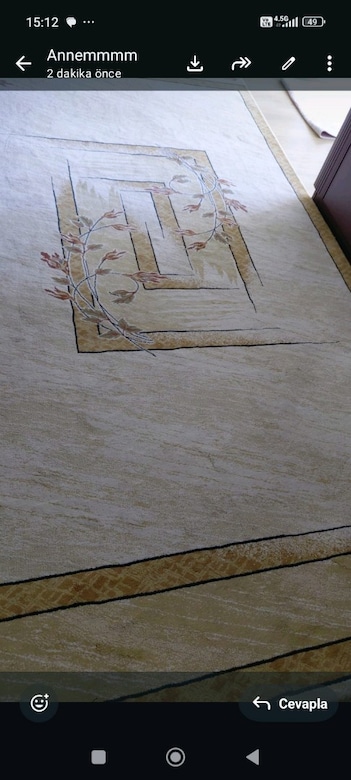 Merinos yün halı