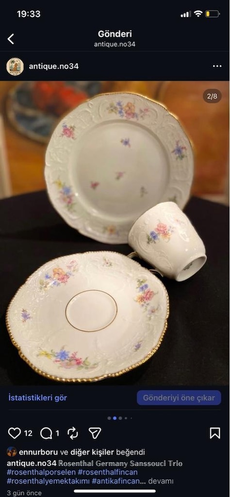 ANTİKA ROSENTHAL TRİO SET - 2