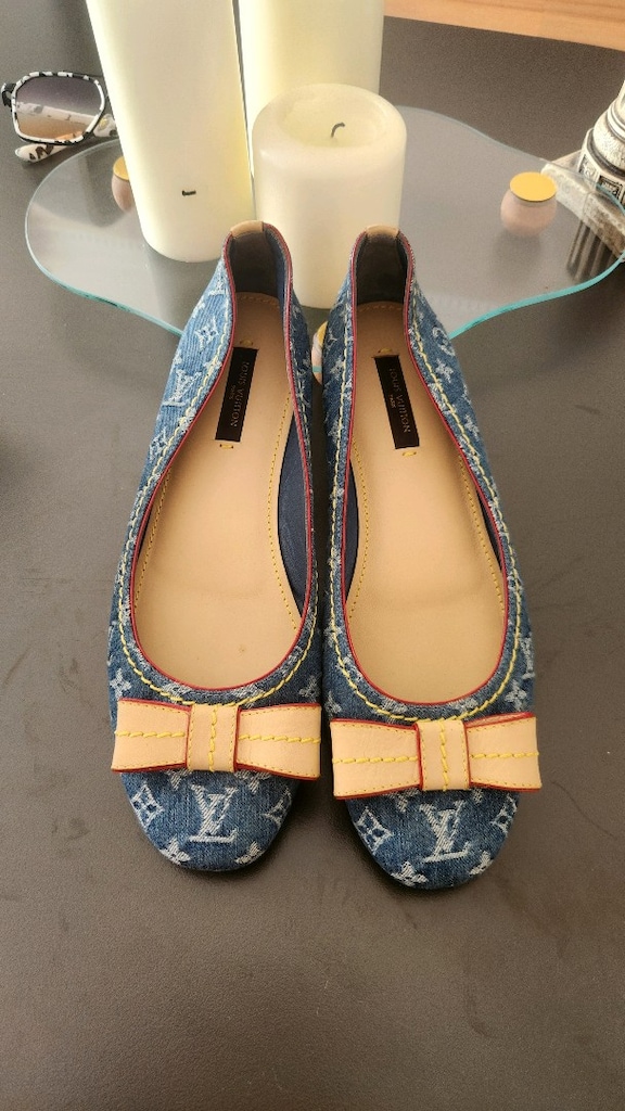 Louis Vuitton Monogramlı Mavi Babet - 4