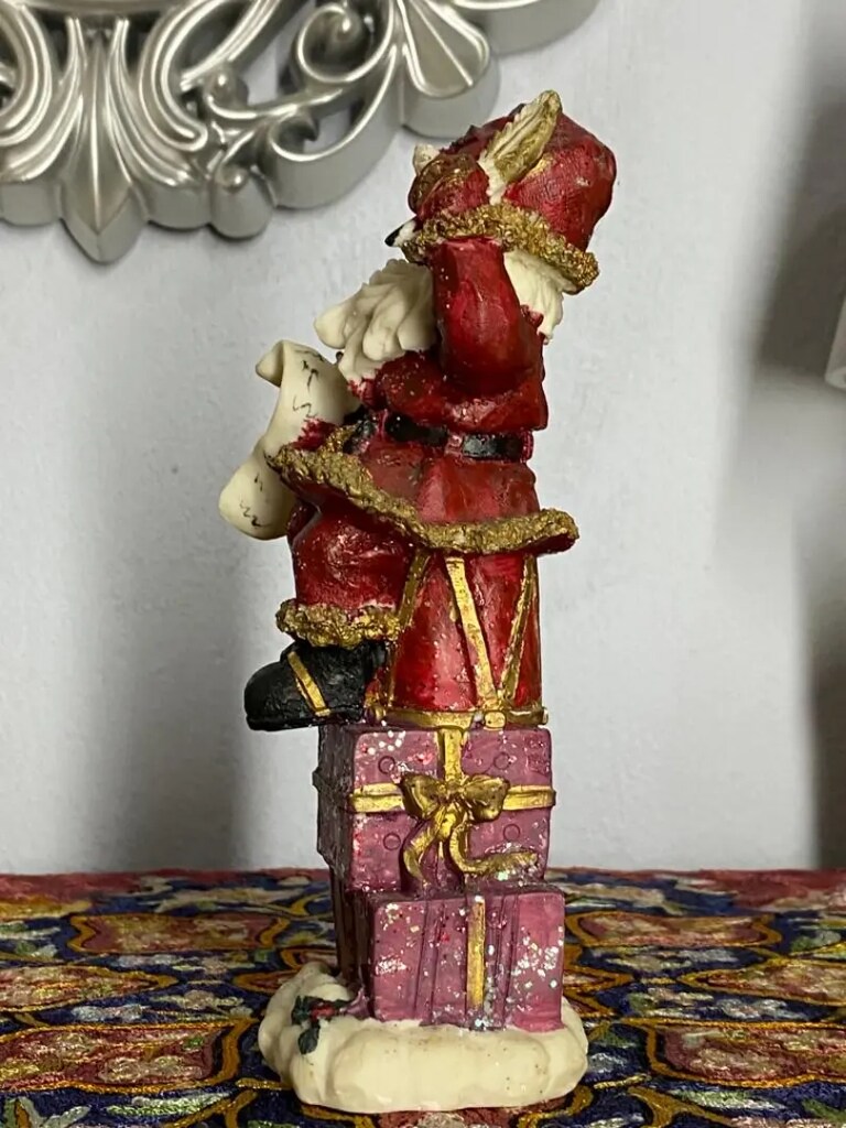 Vintage Noel Baba Biblo ~ Büyük Boy İtalyan - 12
