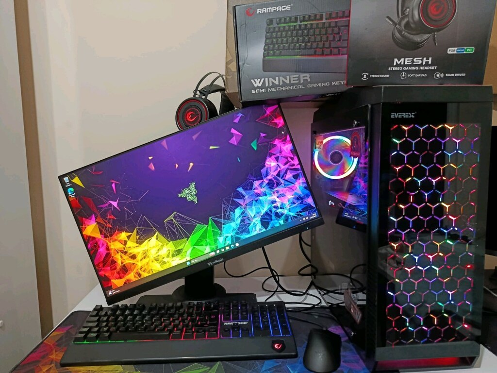 RYZEN 5 5500/GTX 1060/16GB RAM/144 HZ HER ŞEY DAHİL GAMİNG SET - 4