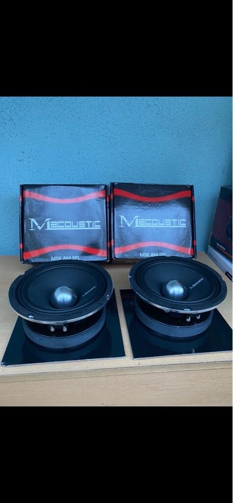 m acoustic msk 8m spl profesyonel 20 cm midrange sıfır ürünler 1 takım - 3