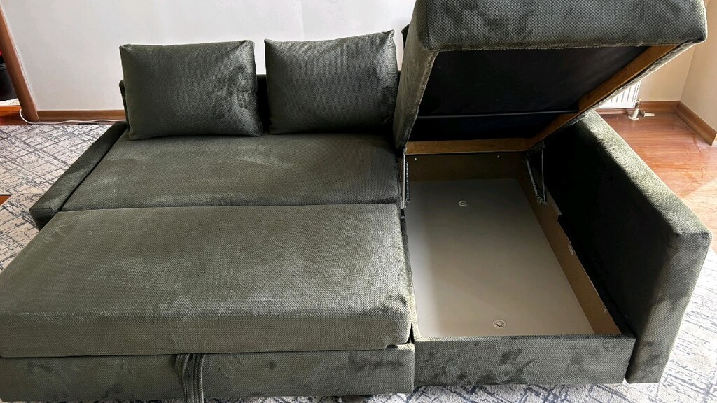 IKEA FRIHETEN SANDIKLI YATAKLI KÖŞE KOLTUK - 2