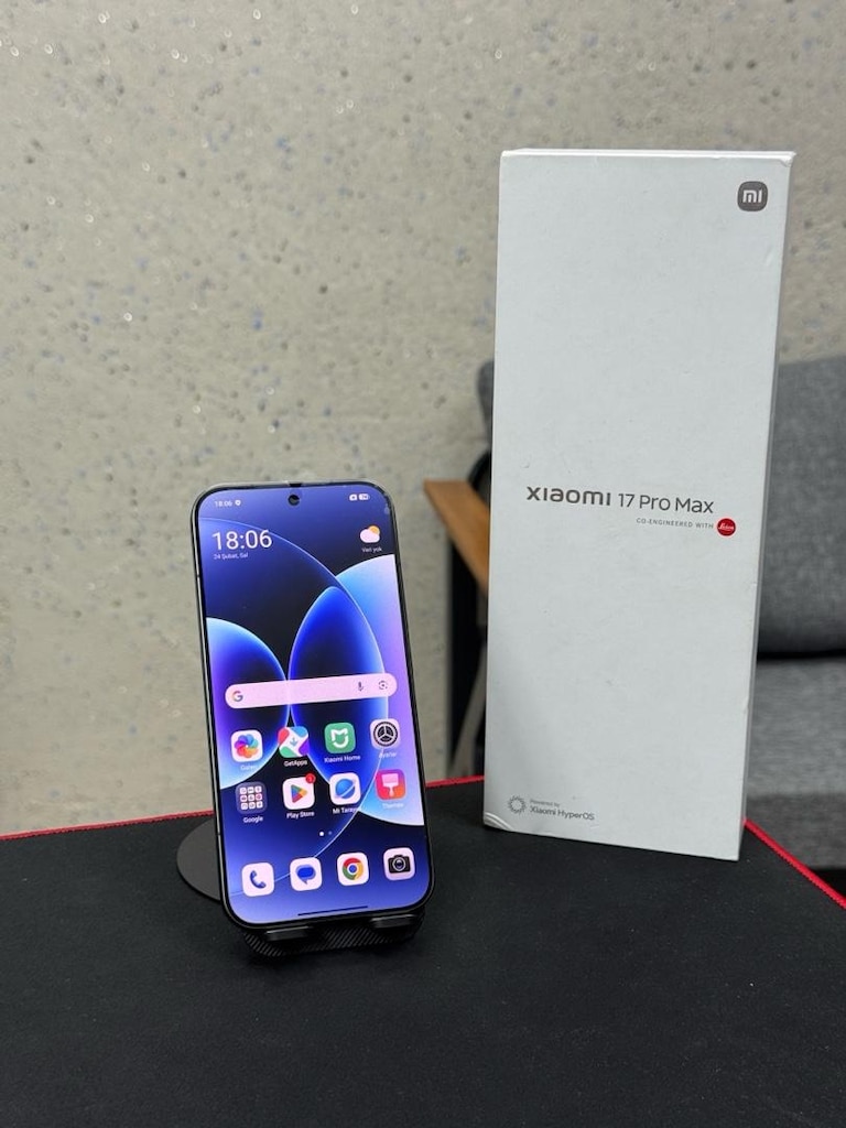 Mi 17 Pro max 12 rem 512 Gb hatasıza yakın kutulu - 2