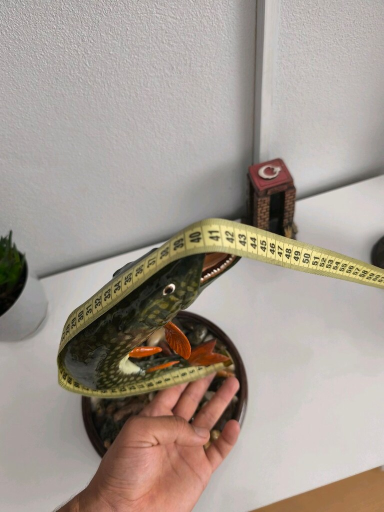 Özel Yapım Turna Balığı Biblosu / Masaüstü Dekor (El Emeği) 1 kg - 4
