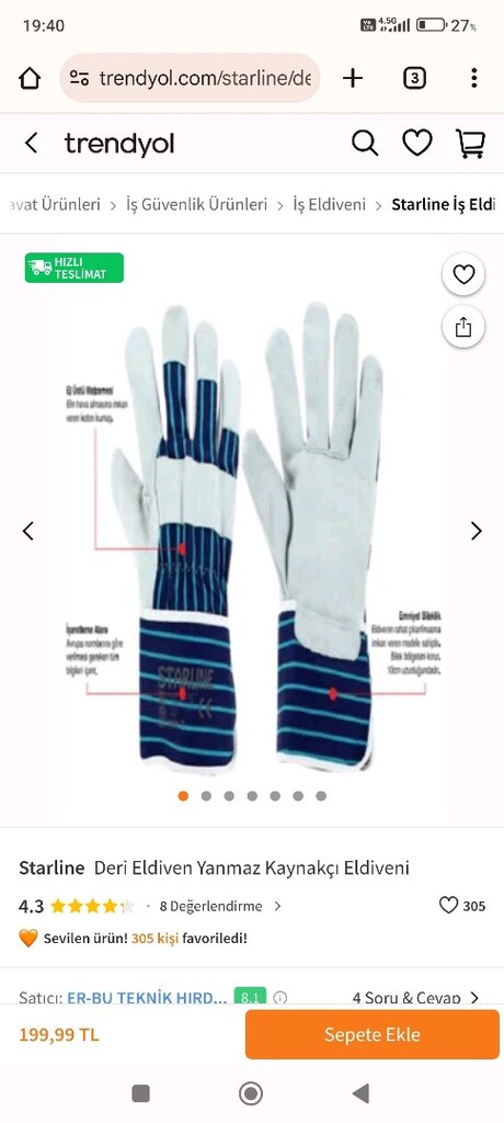 Deri eldiven - 3