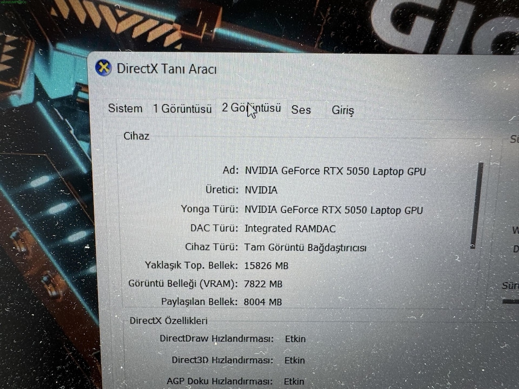 GİGABYTE İ7 13. NESİL 16 GB RAM 1 TB NVME RTX 5050 - 6