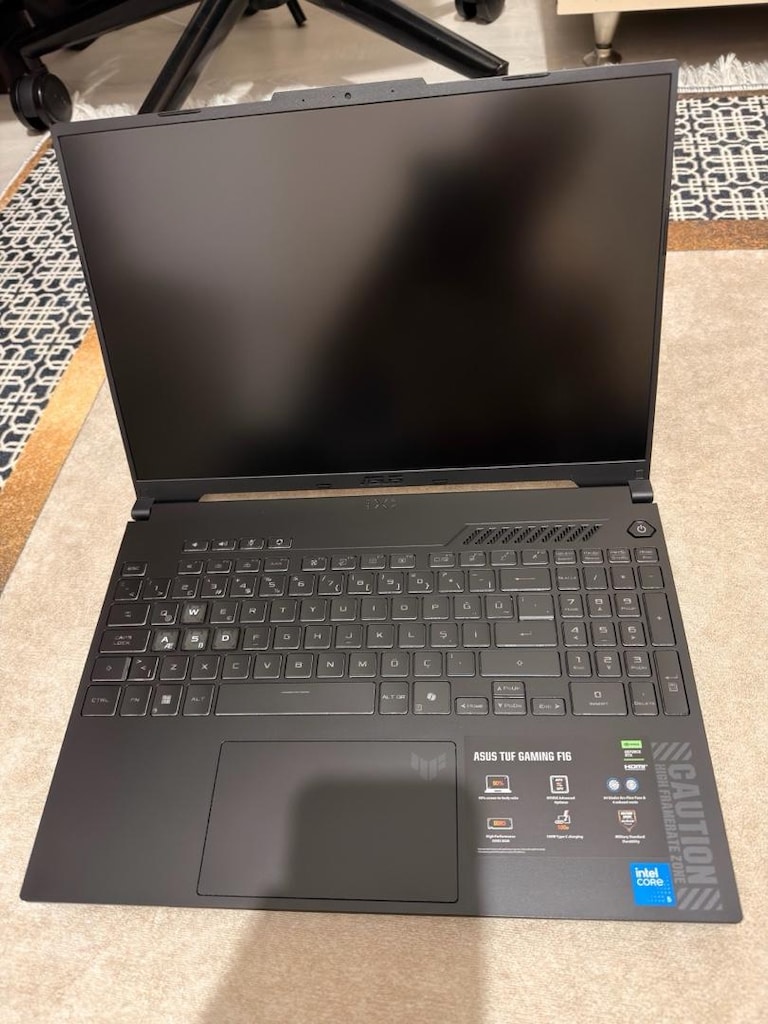 Asus Tuf Gaming f16 temiz garantisi devam ediyor 5 aylık cihaz - 6