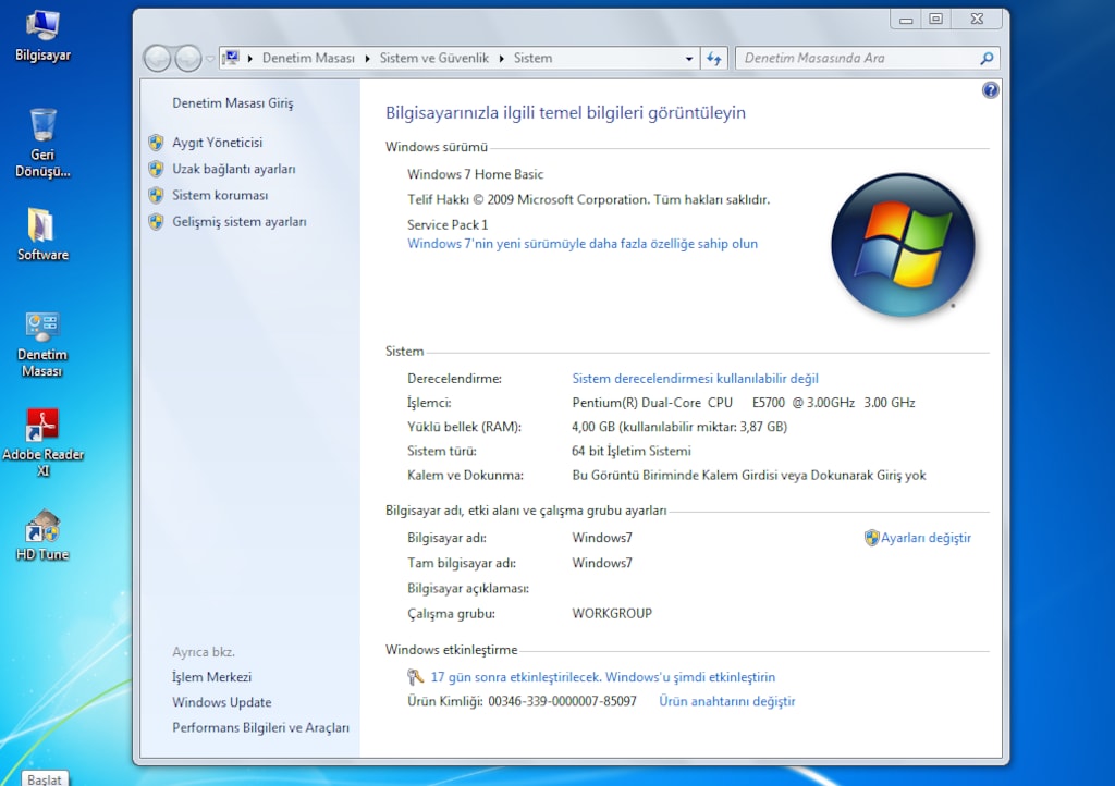 Pc - Pentium Dual Core 3.00 GHz, 4 Gb Ram, 250 Gb Seagate Hdd - 4