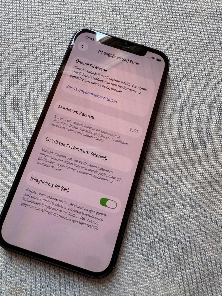Apple iPhone 12 128 GB YURT İÇİ CİHAZ FATURASI VAR GARANTİ S - 5