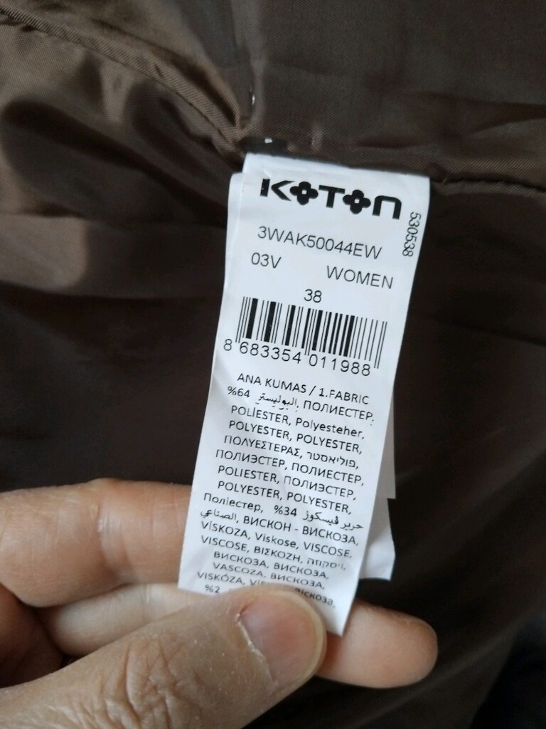 koton marka 38 beden ceket - 6
