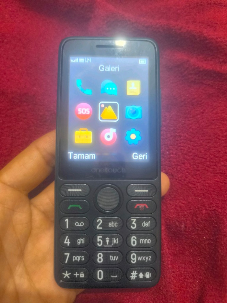 TCL one touch 4022s büyük ekranlı büyük tuşlu çift hatlı telefon - 6