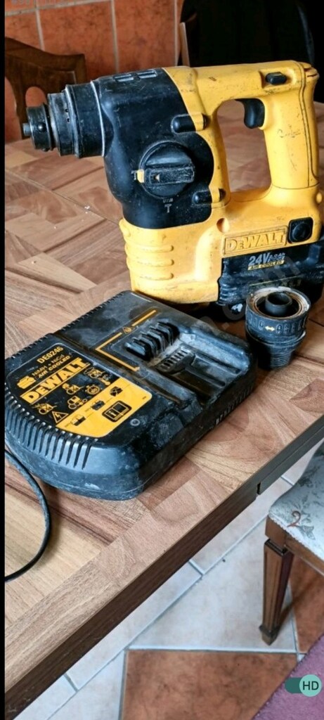 ŞARJLI 24 VOLT ORJİNAL ALMAN DEWALT BİJON KIRICI DELİCİ DARBELİ MATKAP - 3