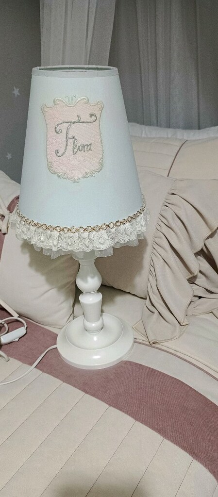 Çilek Romantic Baza Ve Cibinlik yatak örtüsü abajur - 5
