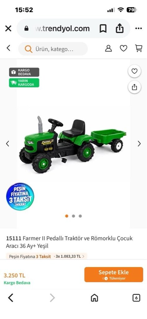 pilsan pedalı traktör römorku lu - 11