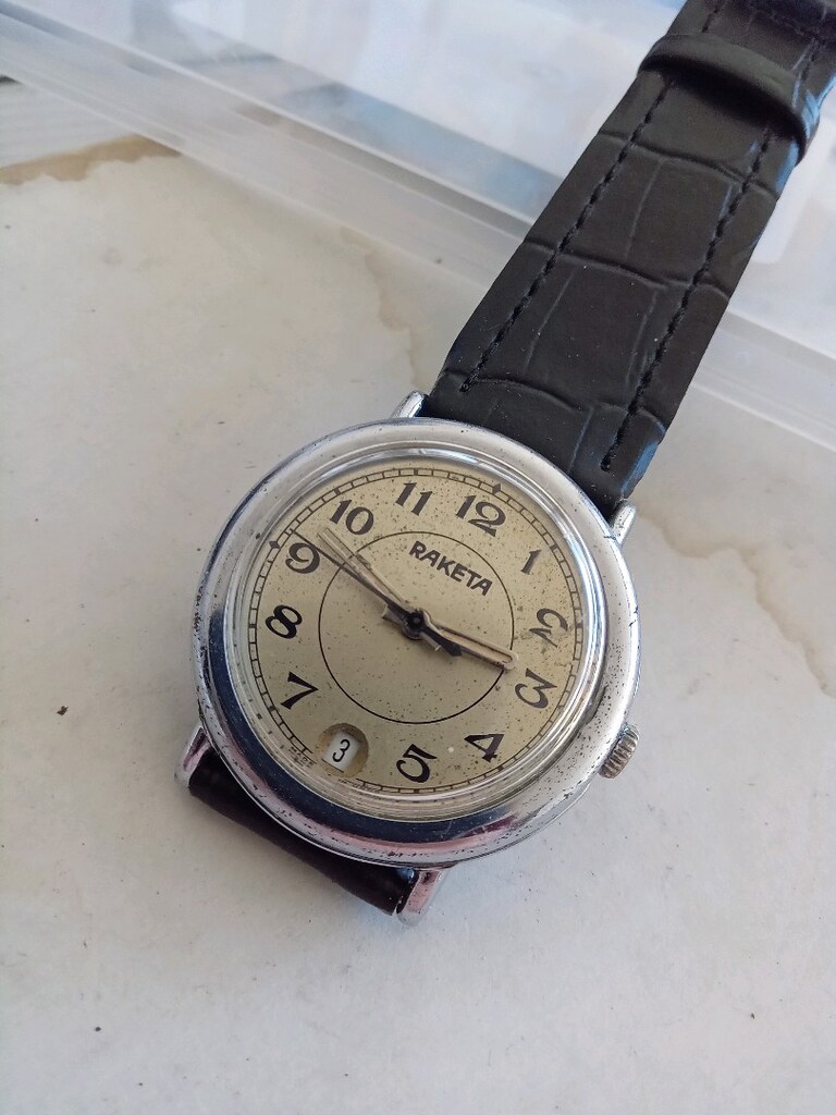 1976 imalı RAKETA KURMALI ERKEK & BAYAN KOL SAATİ - 2