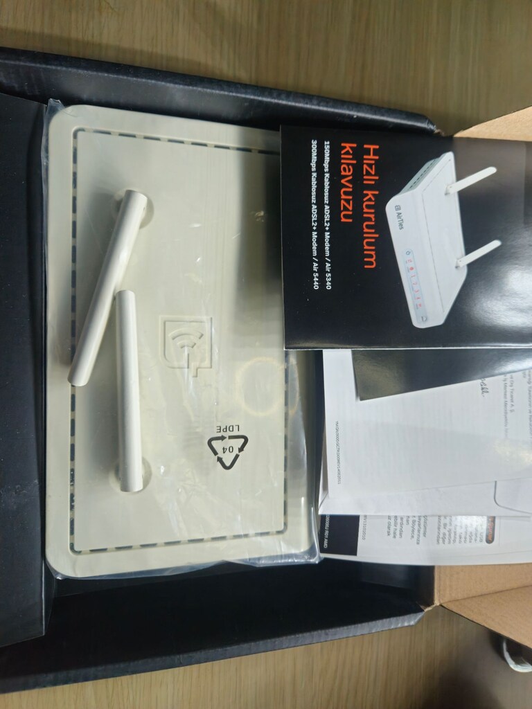 Airties ADSL 300 mps modem sıfır kutusunda - 3