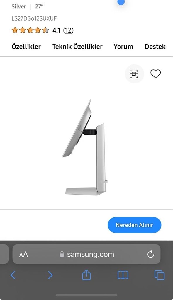 27" Odyssey OLED G6 G61SD 2K 240 Hz Gaming Monitör - 5