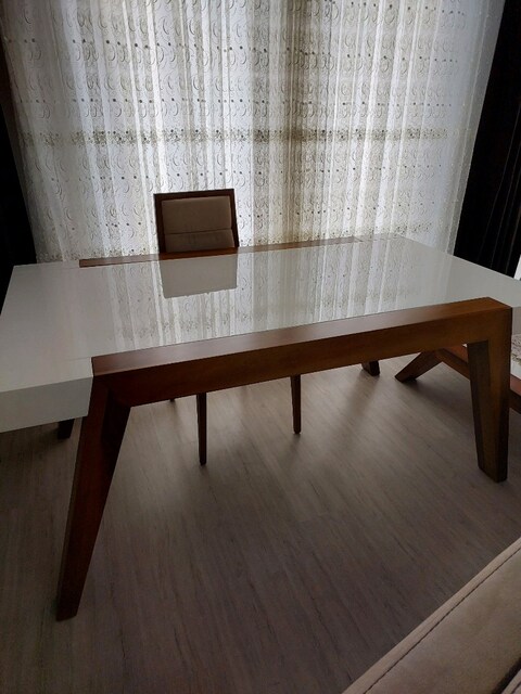 mdf lake boyalı masa 6 sandalye orta sehpa tv sehpası