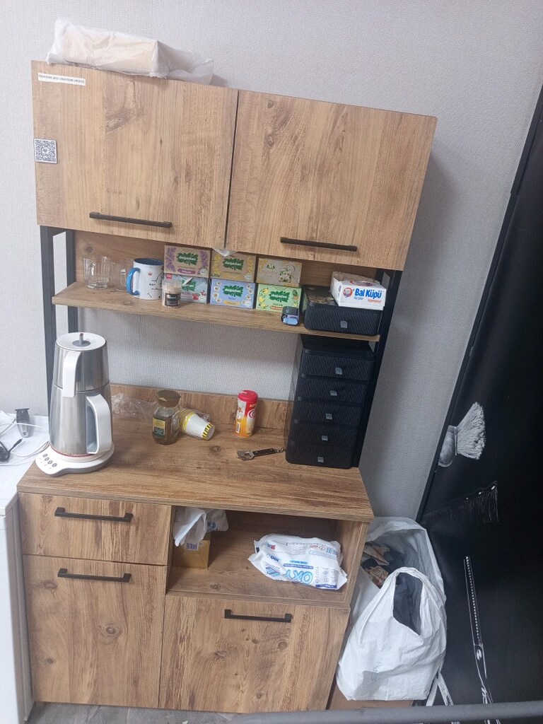Erkek Kuaför tezgahı koltuk dahil Full Set olarak - 2