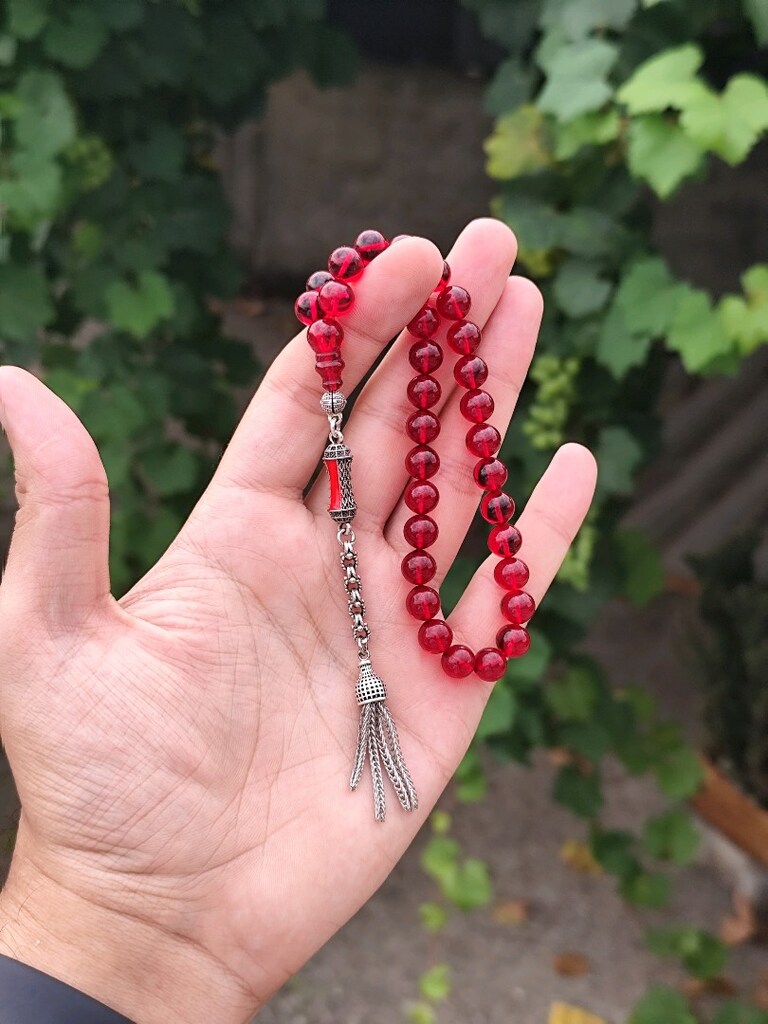 ATEŞ KEHRİBAR TESBİH — görsel 8/8
